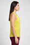 Women Sportswear Fit Sleeveless Training Tank Top, Yellow - 3