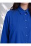 Two Mt Shop Quality Lcw Curve Blue Plain Loose & Baggy Women's Shirt Tunic - 2