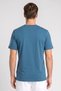 Men Sportswear Fit Short Sleeve Outdoor T-Shirt, Teal Blue - 4