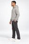 Men's Stone Sweatshirt Soft Textured Hooded Sweatshirt with Side Pockets Relaxed Fit - 6