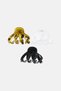 Women 3 Pieces Secure Hold Claw Clips, Multicolor - 3