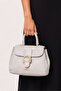 Women Brand Logo Cross Body Bag, Grey - 2