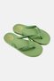 Men Brand Logo Slippers, Sage Green - 2
