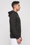 Men Sportswear Fit Brand Logo Outdoor Hoodie, Black - 3