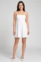 Women Textured Mini Dress, Off White - 2