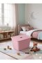 Pink Lid Ultra Large 24 Liter 40X30X30 cm Polypropylene Plastic Organizer - Toy Box and Storage Basket - 5