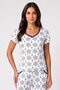 Women 3 Pieces Allover Print Top And Pants With Shorts Pajama Set, Multicolor - 2