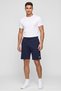 Men Sportswear Fit Brand Logo Outdoor Shorts, Navy - 2