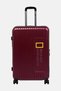 28 Inch Brand Logo Check In Spinner Luggage, Maroon