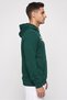 Men Sportswear Fit Brand Logo Outdoor Hoodie, Dark Green - 3