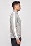 Men Sportswear Fit Brand Logo Outdoor Sweatshirt, Grey - 3