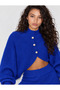 Women's Crop Pants and Top Knitwear Set - 2