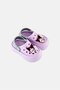 Toddlers Girl Kuromi Slingback Clogs, Lavender - 2