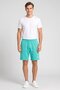 Men Brand Logo Outdoor Shorts, Green - 2