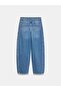 72379 100% Cotton High Waist Balloon Jeans - 6