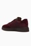 Women's Lace-Up Leopard Detailed Leather Shoes 26K D26Ka-365 Claret Red Floter - 3