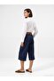 72383 Belted Lycra Denim Capri - 2