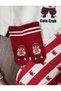 Star and Crab Printed Striped Pants, Sweatshirt, Socks and Beanie 4-Piece Baby Boy Set - 4