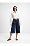 72383 Belted Lycra Denim Capri