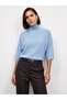 10851 High Collar Soft Textured Sweater - 3