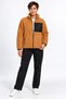 Women's Brick Color Soft Welsoft Fleece Jacket with Zipper and 3 Pockets - 8