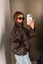 New Season Zr Premium Women's Oversize Leather Jacket - 2