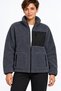 Women's Smoked Color Soft Welsoft Fleece Jacket with Zipper and 3 Pockets - 5