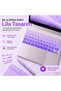 MacBook Pro 16.2 Inch M1 M2 M3 M4 M5 A2485 A2991 Compatible Turkish Q Keyboard Protector Purple Ombre Silicone - 4