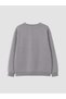 Gray Crew Neck Boy's T-Shirt - 4
