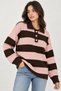 Polo Collar Women's Tricot Sweater - 3