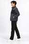 Women's Smoked Color Soft Welsoft Fleece Jacket with Zipper and 3 Pockets - 4