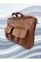 Genuine Leather Shoulder and Hand Carry, Notebook (Laptop) Bag - 6