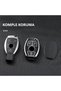 Mercedes-Benz Compatible A, B, C, E, S, g Series, Gl, Gla, Glc, Cla, Cls, Amg, W212, W205, W204 Silver Edge Tpu Key Case Cover (Lilac) - 4
