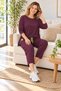 Women's Two-Thread Viscose Cotton Fabric Double Set with Embroidery Details - 4