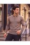 Men's long sleeve zippered knitwear - 3