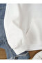 Unisex White Oversize Hoodie - Cute Stars Dog Printed 3 Thread Threaded Hooded Sweatshirt - 6