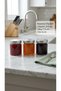 Set of 3 Glass Jars 255 ml - Jam Jar, Sauce Jar, Spice Jar, Storage Container with Metal Lid