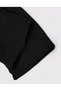3 Threaded High Waist Sweatpants with Teddy Bear and "Pure Love" Printed Unisex Black Sweatpants - 6