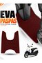 Mondi̇al Wi̇ng 50 Compatible Eva Motorcycle Mat Scooter Foot Mat Motor-Specific Claret Red