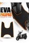 Rks Wi̇ked 125 Compatible Eva Motorcycle Mat Scooter Foot Mat Motor-Specific Black-Tan