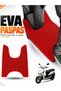 Motlux Ceo Compatible Eva Motorcycle Mat Scooter Foot Mat Motor-Specific Red