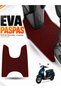 Falcon Cooper 50 Compatible Eva Motorcycle Mat Scooter Foot Mat Motor-Specific Claret Red