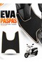 Motlux Ceo Compatible Eva Motorcycle Mat Scooter Foot Mat Motor-Specific Black-Beige