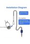 شفاط تنظيف حوض سمك Vacuum Cleaner Siphon Suctions Pump Aquarium Tank - 3