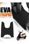Rks Si̇esta Compatible Eva Motorcycle Mat Scooter Foot Mat Motor-Specific Black