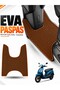 Rks Azure 50 Compatible Eva Motorcycle Mat Scooter Foot Mat Motor-Specific Brown