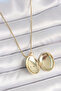 316L Steel Gold Color Chain with Zircon Stone and Phoenix Embroidery Openable Model Ka - Stepco4942-5 - 2