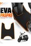 Rks Ltr 125 Compatible Eva Motorcycle Mat Scooter Foot Mat Motor-Specific Black-Tan