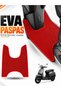 Rks Sponti̇ni̇ Compatible Eva Motorcycle Mat Scooter Foot Mat Motor-Specific Red