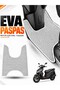 Rks Wi̇ked 125 Compatible Eva Motorcycle Mat Scooter Foot Mat Motor-Specific White
